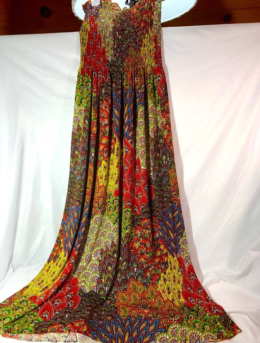 Tube Top Dress Boho chic Raindrops by Papillon